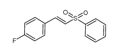 (E)-1-fluoro-4-(2-(phenylsulfonyl)vinyl)benzene Structure