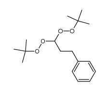 1,1-bis(t-butyldioxy)-3-phenylpropane Structure