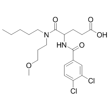 氯谷胺结构式
