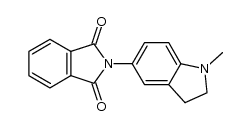 N-(1-methyl-indolin-5-yl)-phthalimide结构式