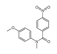N-Methyl-N-(4-methoxyphenyl)-4-nitrobenzamide Structure