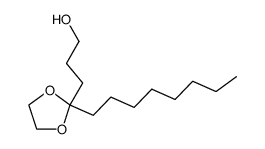 2-(3-hydroxypropyl)-2-octyl-1,3-dioxolane Structure