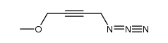 1-azido-4-methoxy-2-butyne Structure