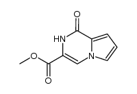 3-methoxycarbonylpyrrolo[1,2-a]pyrazin-1(2H)-one Structure