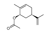 (1R,5R)-carvyl acetate Structure