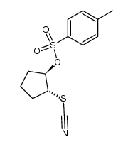 trans-2-thiocyanatocyclopentyl p-toluenesulfonate Structure