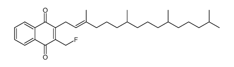 2-(fluoromethyl)-3-phytyl-1,4-naphthoquinone结构式