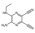 2,3-Pyrazinedicarbonitrile,5-amino-6-(ethylamino)-(9CI) Structure