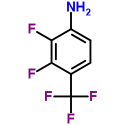 4-氨基-2,3-二氟三氟甲苯结构式