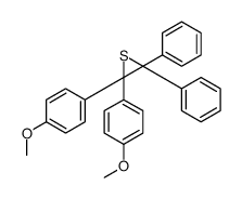 2,2-bis(4-methoxyphenyl)-3,3-diphenylthiirane Structure