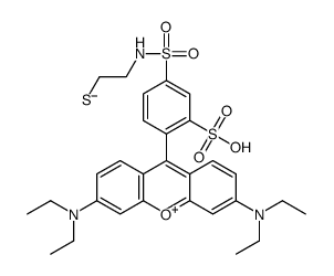 磺胺若丹明酰胺乙基硫醇结构式