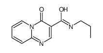 4-oxo-N-propylpyrido[1,2-a]pyrimidine-3-carboxamide结构式