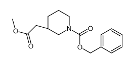 (S)-1-cbz-3-哌啶乙酸甲酯结构式