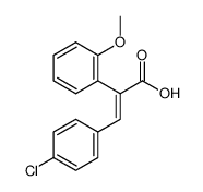 (E)-3-(4-chlorophenyl)-2-(2-methoxyphenyl)acrylic acid结构式