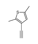 3-乙炔基-2,5-二甲基噻吩结构式