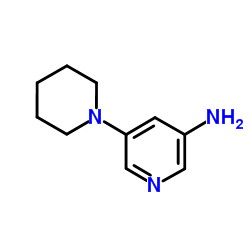 5-(1-Piperidinyl)-3-pyridinamine Structure