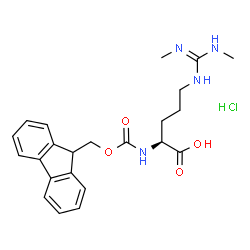 Fmoc-Arg(Me)2-OH.HCl(symmetrical)对称 structure