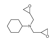 N,N-bis(2,3-epoxypropyl)cyclohexylamine结构式