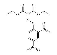 diethyl 2-(2,4-dinitrophenoxyimino)malonate结构式