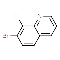 7-溴-8-氟喹啉结构式