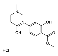 methyl 4-[3-(dimethylamino)propanoylamino]-2-hydroxybenzoate,hydrochloride结构式