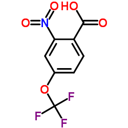 2-Nitro-4-(trifluoromethoxy)benzoic acid structure