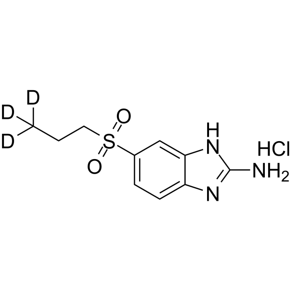 2-氨基阿苯哒唑砜-D3盐酸盐结构式