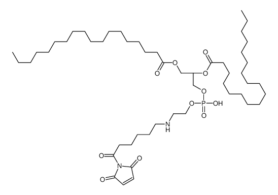 glyceryl distearate phosphorylethanolaminocaproylmaleimide Structure
