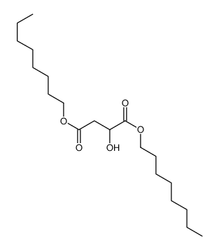2-羟基丁二酸二辛酯结构式