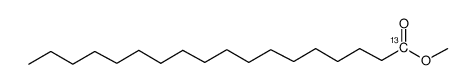 硬脂酸甲酯-1-13C结构式