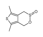 5,7-dimethyl-1,4-dihydrothieno[3,4-d]oxathiine 3-oxide结构式