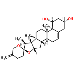 新鲁斯可皂苷元结构式
