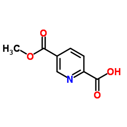 5-甲氧羰基-2-吡啶甲酸结构式