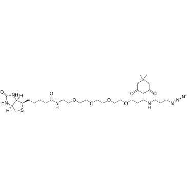 Dde Biotin-PEG4-azide structure