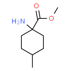 1-氨基-4-甲基环己烷甲酸甲酯结构式
