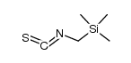 (isothiocyanatomethyl)trimethylsilane Structure