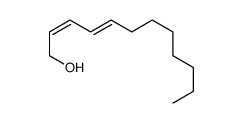 (E,E)-2,4-dodecadien-1-ol structure