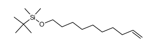 tert-butyl(dec-9-en-1-yloxy)dimethylsilane结构式