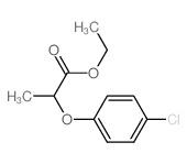 ethyl 2-(4-chlorophenoxy)propanoate结构式