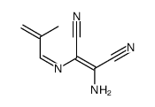 2-amino-3-(2-methylprop-2-enylideneamino)but-2-enedinitrile Structure