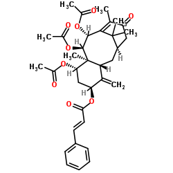 2-去乙酰氧基紫杉素 B结构式