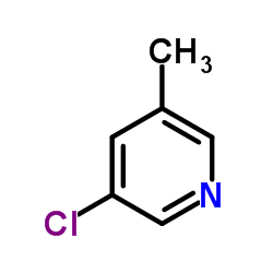 3-氯-5-甲基吡啶结构式