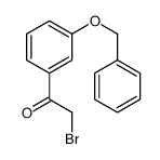 乙酮, 2-溴-1-[3-(苯基甲氧基)苯基]-结构式