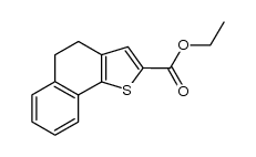4,5-二氢萘并[1,2-B]噻吩-2-羧酸乙酯结构式