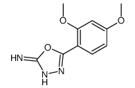 5-(2,4-dimethoxyphenyl)-1,3,4-oxadiazol-2-amine Structure