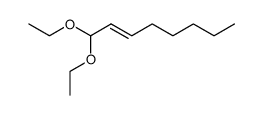1,1-Diethoxy 2(E)-octene结构式