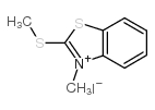 3-甲基-2-(甲硫基)苯并[d]噻唑-3-鎓碘化物结构式