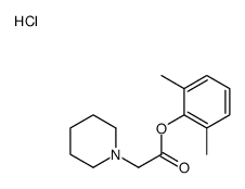 (2,6-dimethylphenyl) 2-piperidin-1-ylacetate,hydrochloride结构式