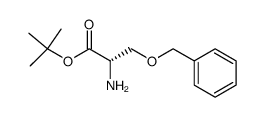 O-(phenylmethyl)-L-serine 1,1-dimethylethyl ester Structure