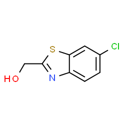 2-Benzothiazolemethanol,6-chloro-(9CI) structure
